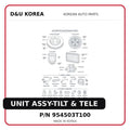 UNIT ASSY-TILT & TELE