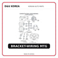 BRACKET-WIRING MTG