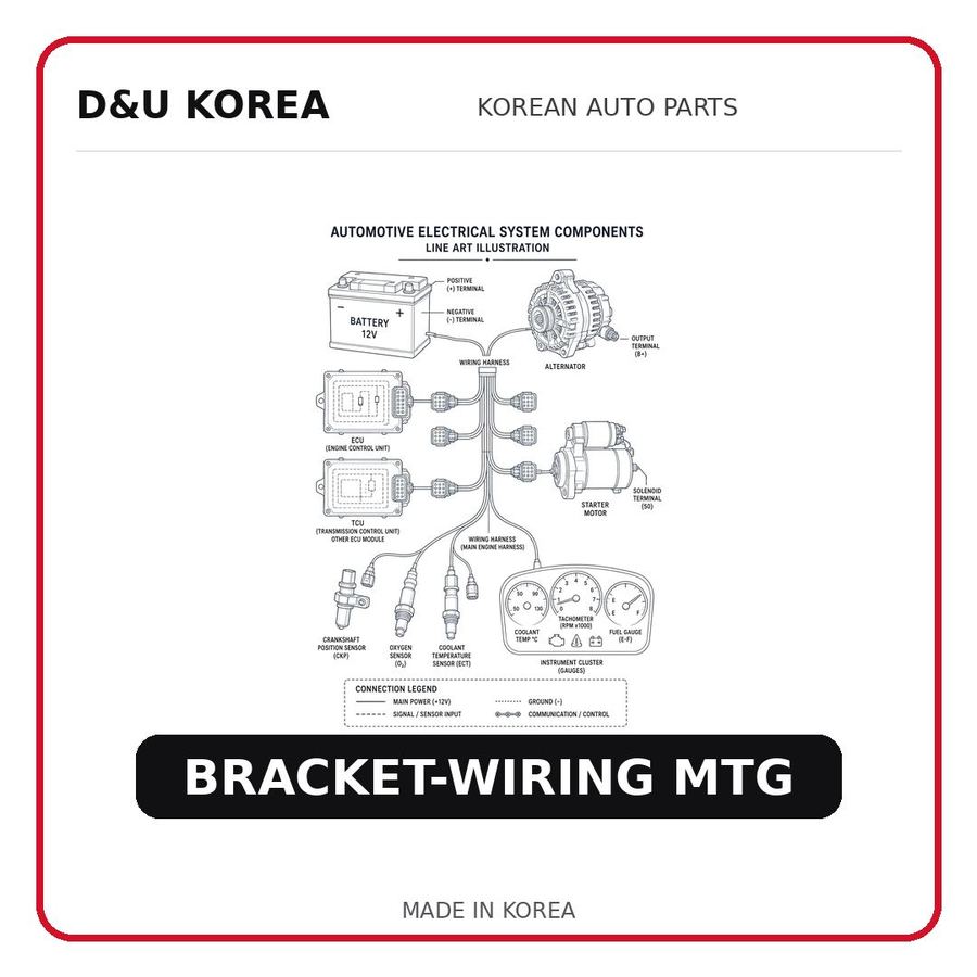 BRACKET-WIRING MTG