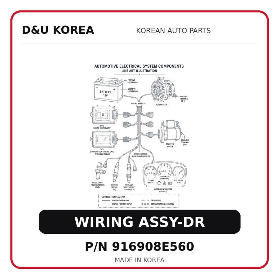 WIRING ASSY-DR