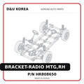 BRACKET-RADIO MTG,RH