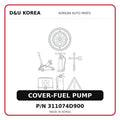 COVER-FUEL PUMP