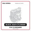 BLOCK ASSY-CYLINDER