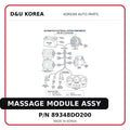 MASSAGE MODULE ASSY