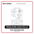 INSULATOR ASSY-FR,LH