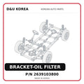 BRACKET-OIL FILTER