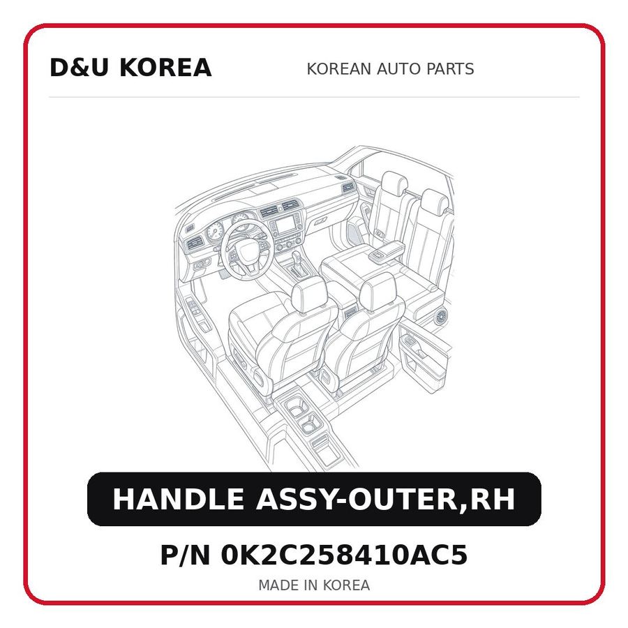 HANDLE ASSY-OUTER,RH