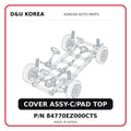 COVER ASSY-C/PAD TOP