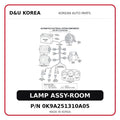LAMP ASSY-ROOM