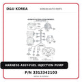 HARNESS ASSY-FUEL INJECTION PUMP