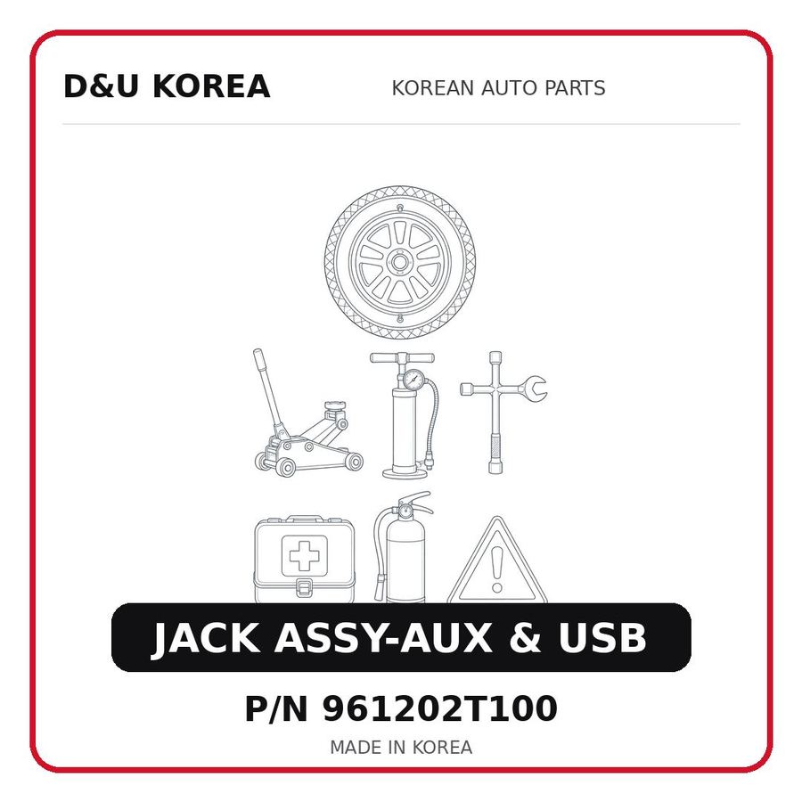 JACK ASSY-AUX & USB