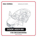 DOOR ASSY-RR