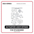 ACTUATOR ASSY-INTAKE