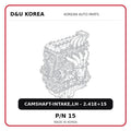 CAMSHAFT-INTAKE,LH - 2.41E+15