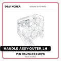 HANDLE ASSY-OUTER,LH
