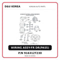 WIRING ASSY-FR DR(PASS)