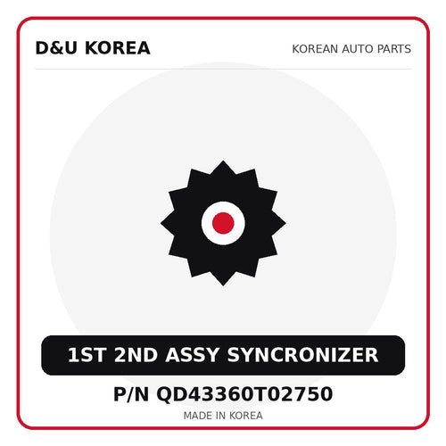 Genuine Mobis 1ST 2ND ASSY SYNCRONIZER QD43360T02750 for Korean vehicles | D&U Korea