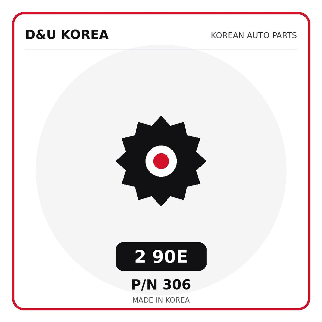 Genuine Mobis 2 90E 306 for Korean vehicles | D&U Korea