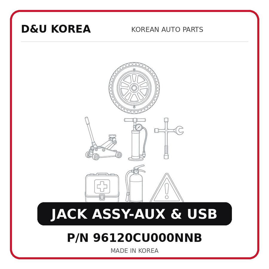 JACK ASSY-AUX & USB