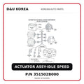 ACTUATOR ASSY-IDLE SPEED