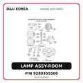 LAMP ASSY-ROOM