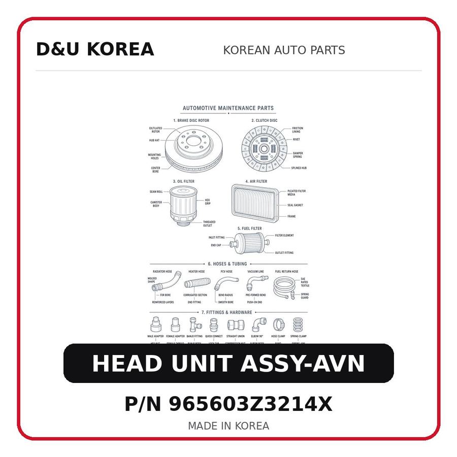 HEAD UNIT ASSY-AVN