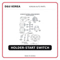 HOLDER-START SWITCH