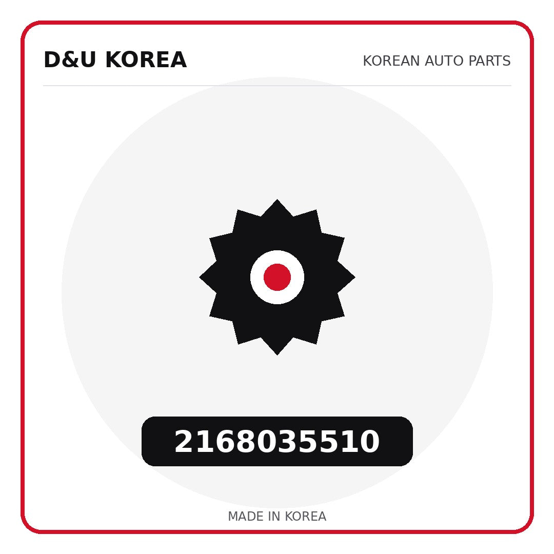 Genuine Mobis 2168035510  for Korean vehicles | D&U Korea