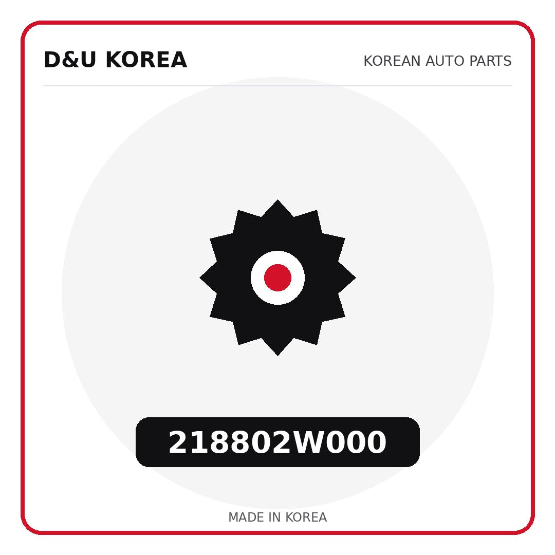 Genuine Mobis 218802W000  for Korean vehicles | D&U Korea