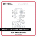 PIPE ASSY-SUCTION & LIQUID,RR
