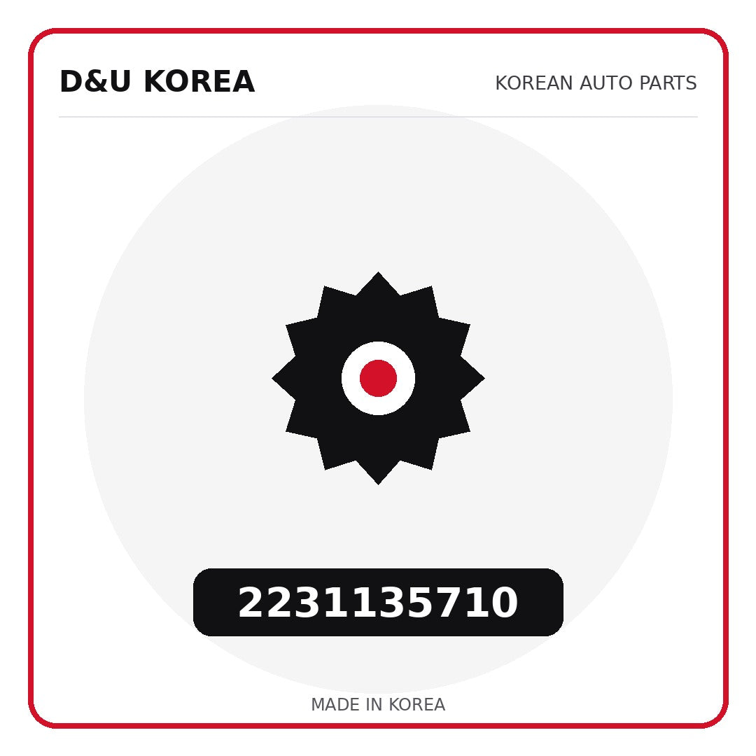 Genuine Mobis 2231135710  for Korean vehicles | D&U Korea