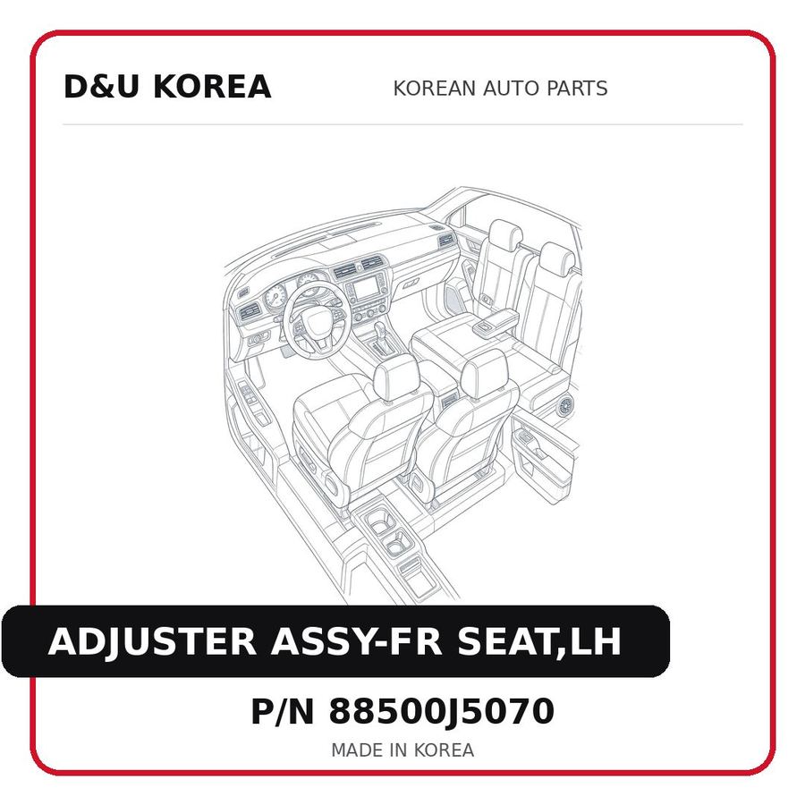 ADJUSTER ASSY-FR SEAT,LH
