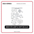 BRKT-CTR LAMP & SUPT NO.2,LH