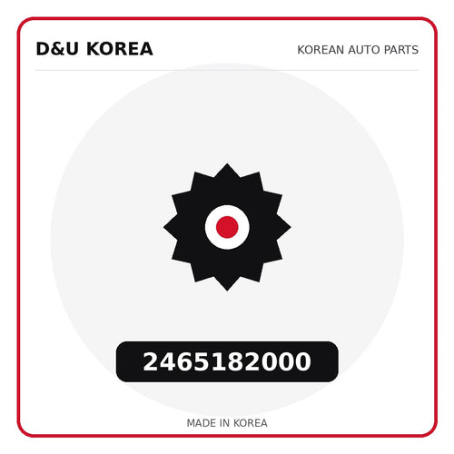 Genuine Mobis 2465182000  for Korean vehicles | D&U Korea
