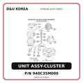 UNIT ASSY-CLUSTER