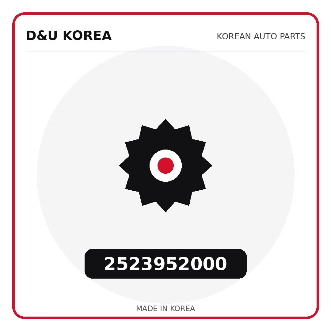 Genuine Mobis 2523952000  for Korean vehicles | D&U Korea