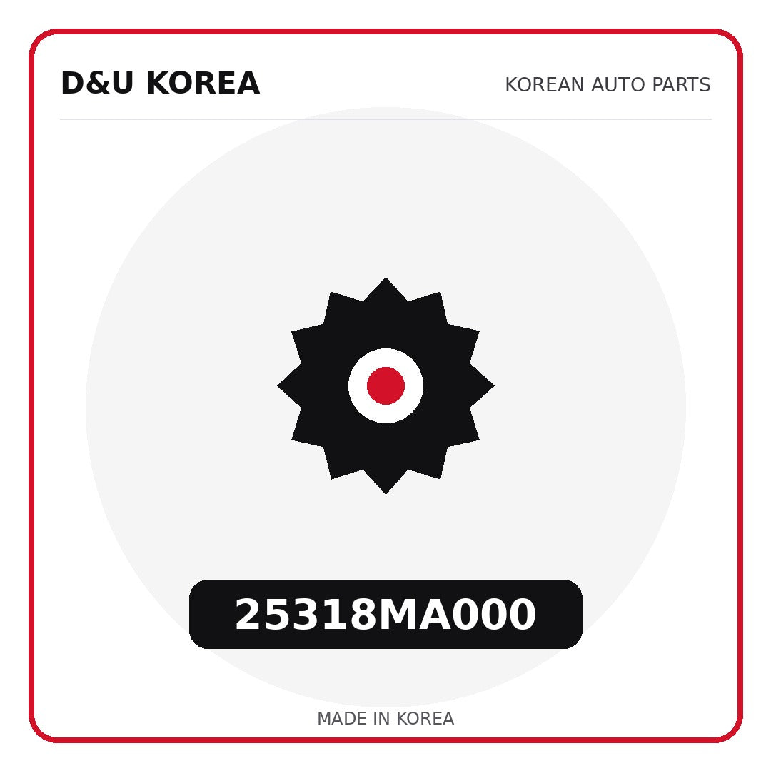 Genuine Mobis 25318MA000  for Korean vehicles | D&U Korea
