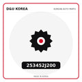 Genuine Mobis 253452J200  for Korean vehicles | D&U Korea