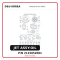 JET ASSY-OIL