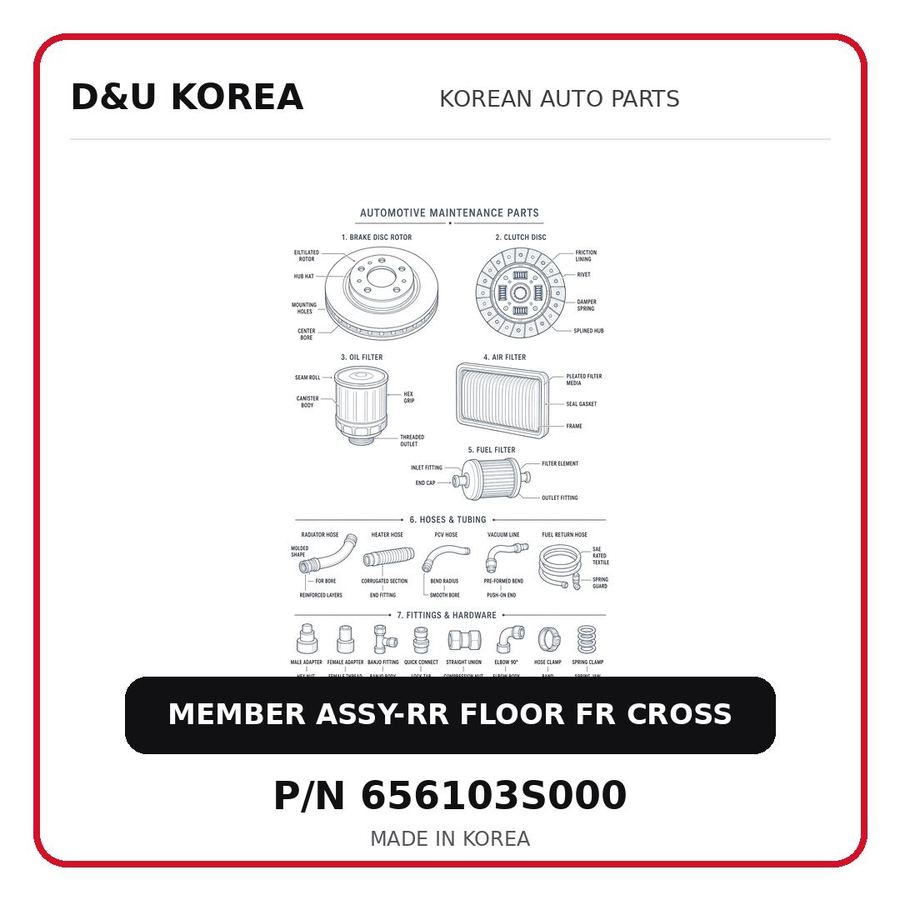 MEMBER ASSY-RR FLOOR FR CROSS