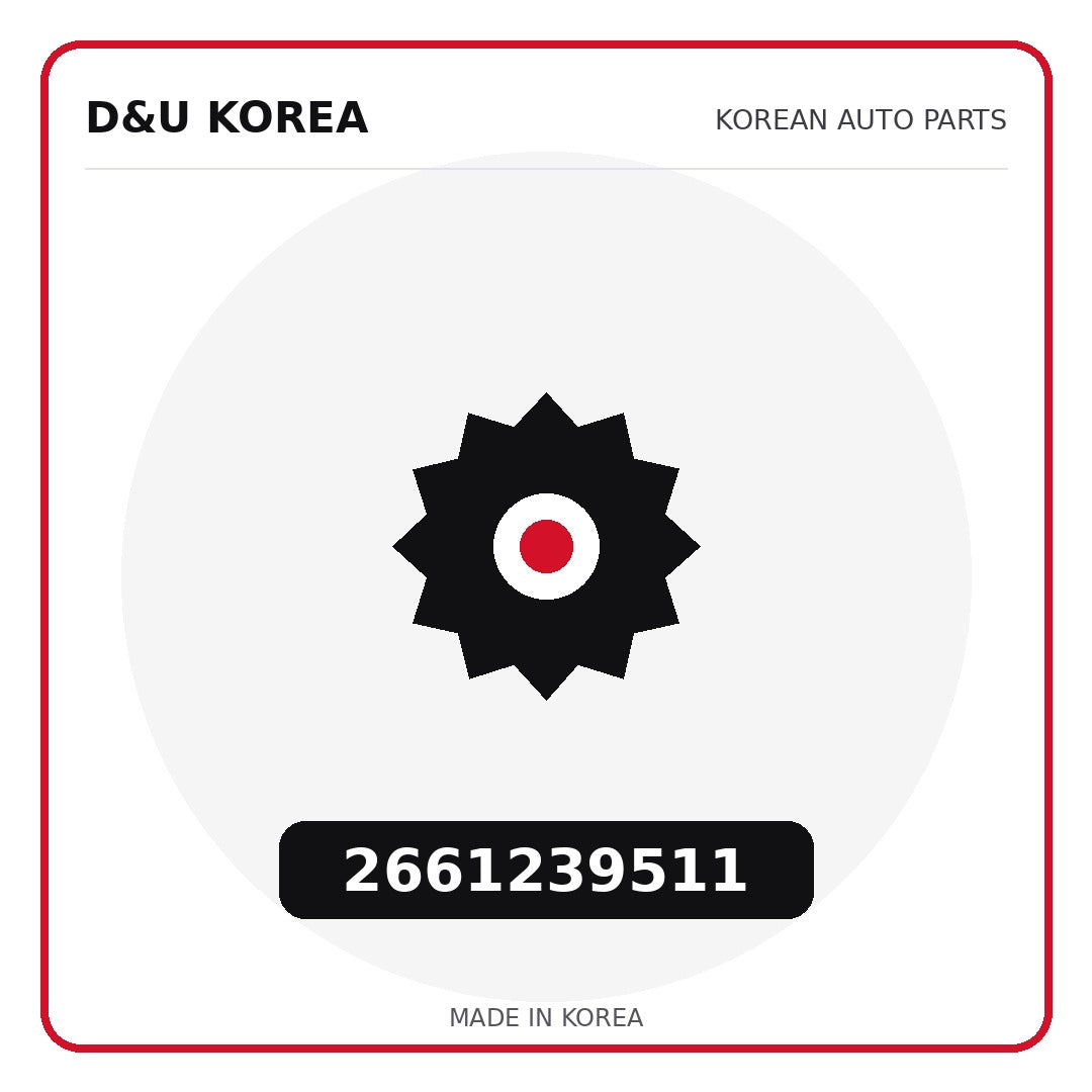 Genuine Mobis 2661239511  for Korean vehicles | D&U Korea