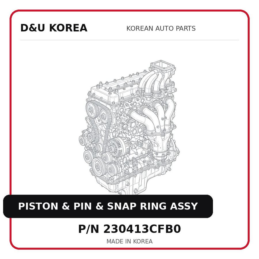 PISTON & PIN & SNAP RING ASSY