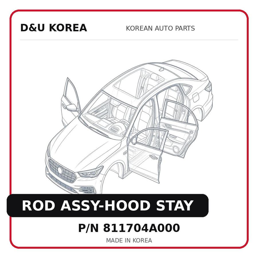 ROD ASSY-HOOD STAY