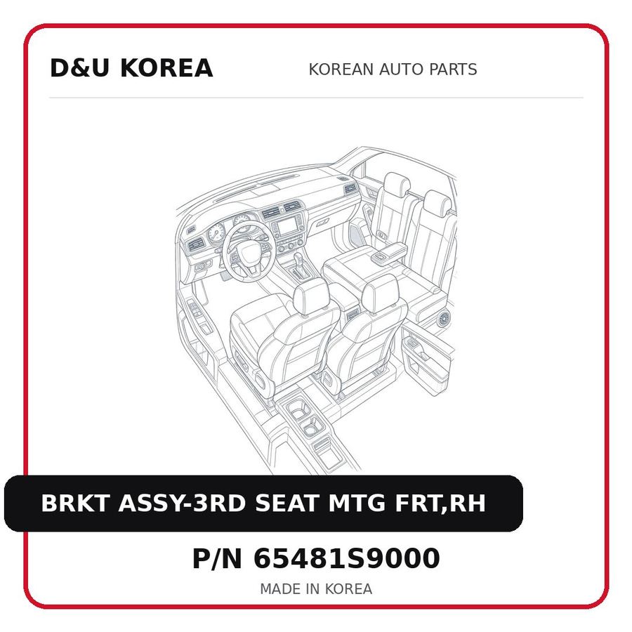 BRKT ASSY-3RD SEAT MTG FRT,RH