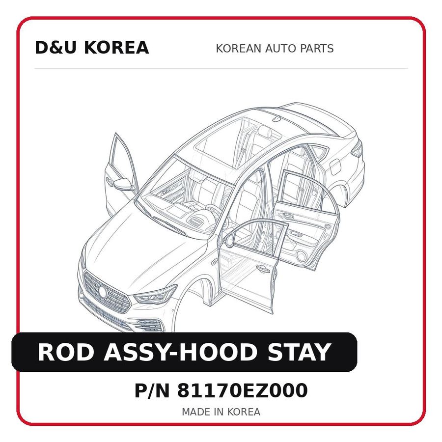 ROD ASSY-HOOD STAY
