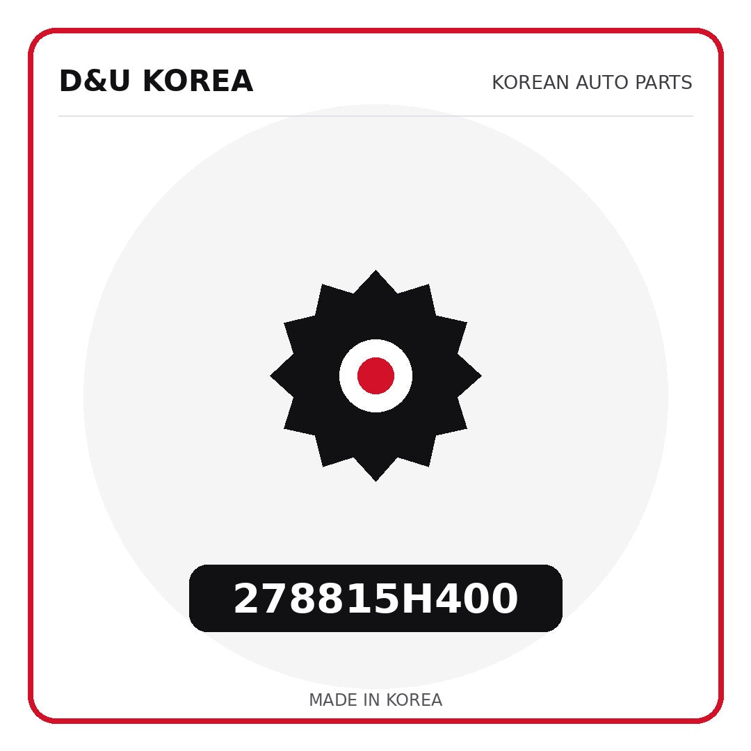 Genuine Mobis 278815H400  for Korean vehicles | D&U Korea