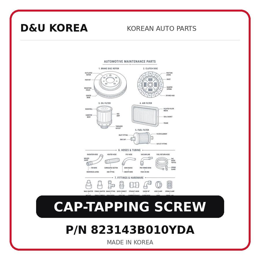 CAP-TAPPING SCREW
