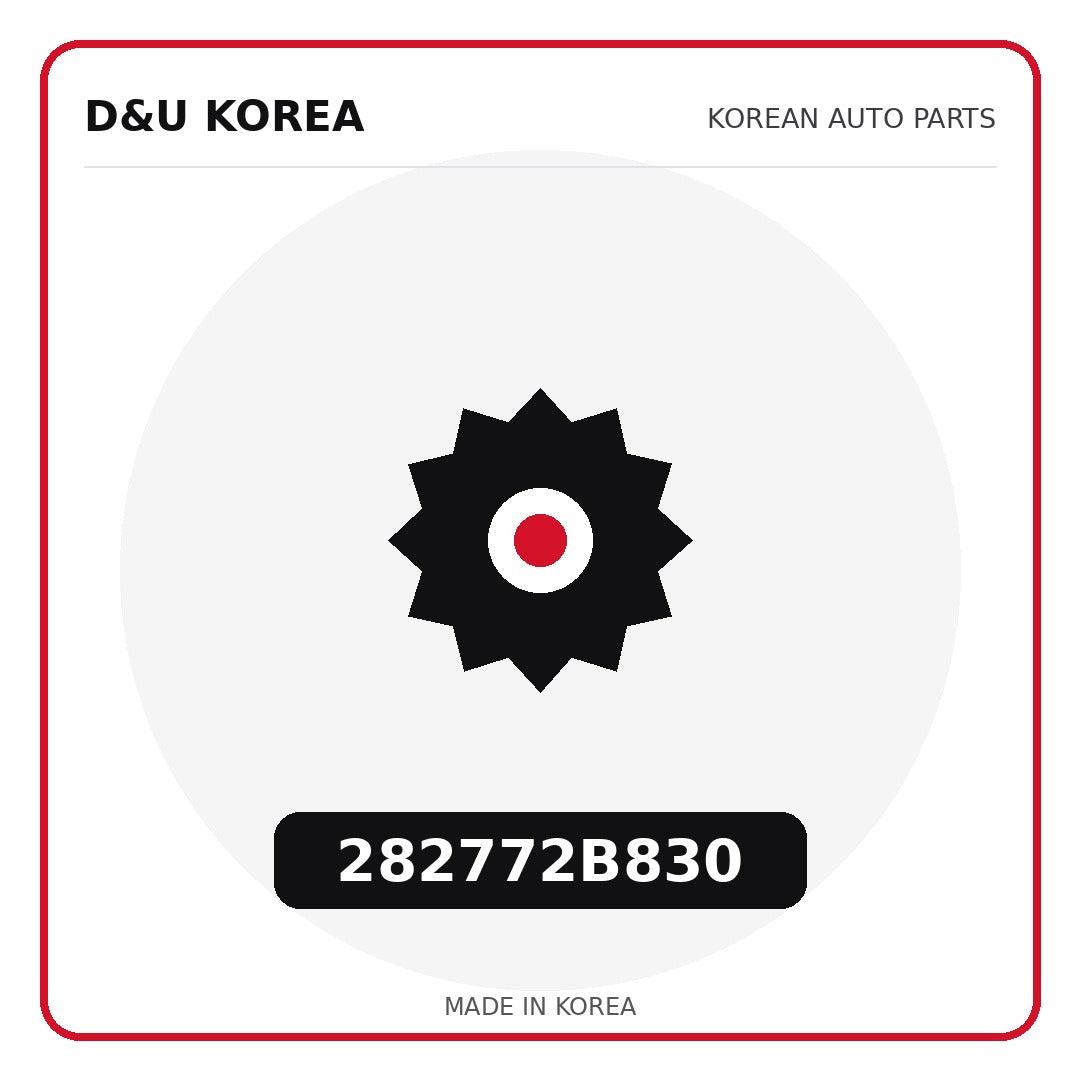 Genuine Mobis 282772B830  for Korean vehicles | D&U Korea