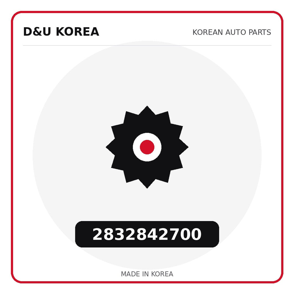 Genuine Mobis 2832842700  for Korean vehicles | D&U Korea