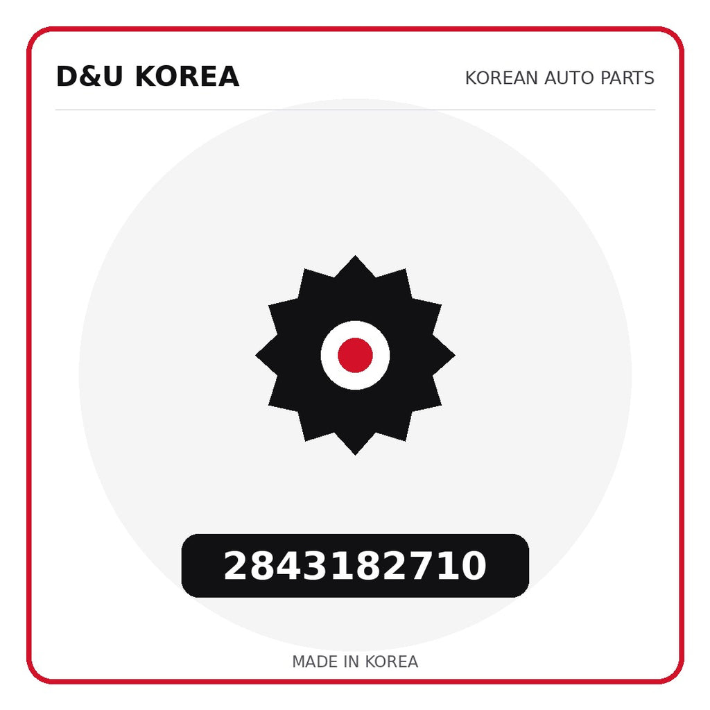 Genuine Mobis 2843182710  for Korean vehicles | D&U Korea